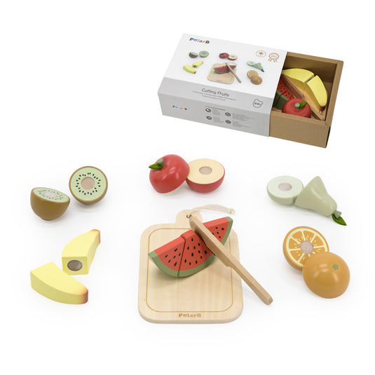 Juego para cortar frutas de madera - 44211