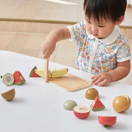 Juego para cortar frutas de madera - 44211