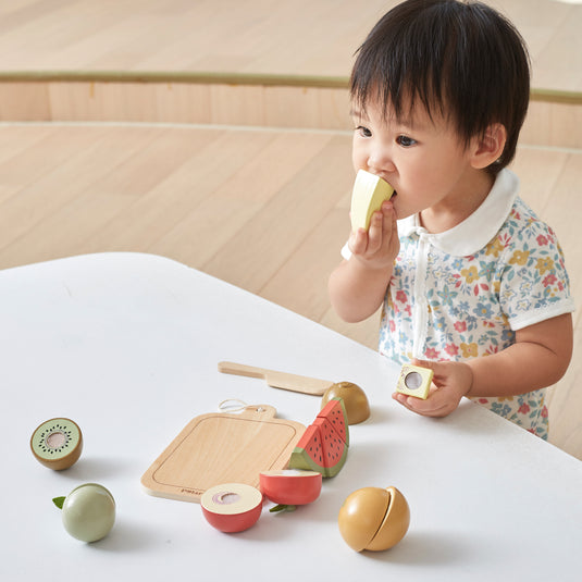 Juego para cortar frutas de madera - 44211