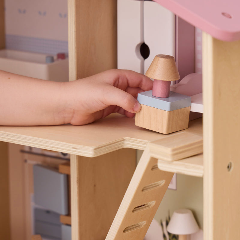 Cargue la imagen en el visor de la galería, Juego casa de muñecas de madera - 44256
