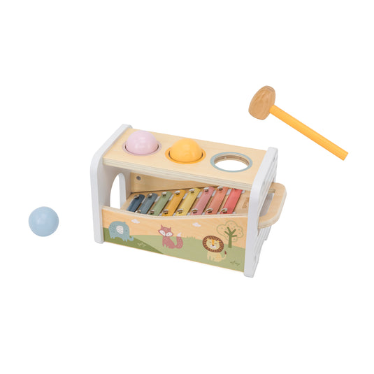 Juego banco de percusión y xilófono - 44270