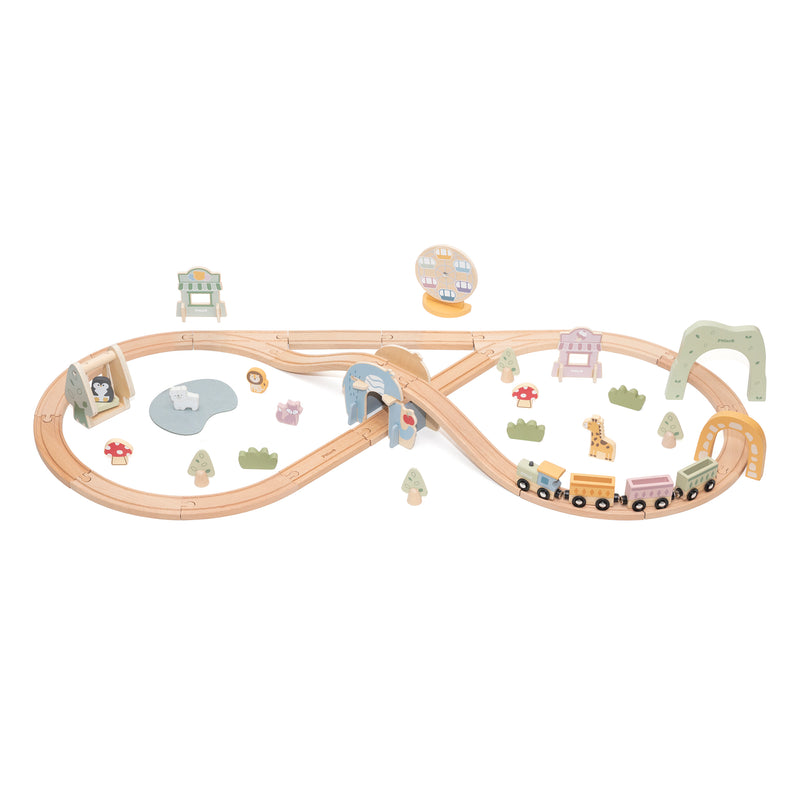 Cargue la imagen en el visor de la galería, Juego tren parque de diversiones 62 pz - 44307
