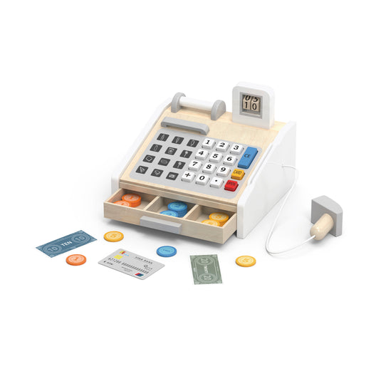 Juego caja registradora de madera - 44527