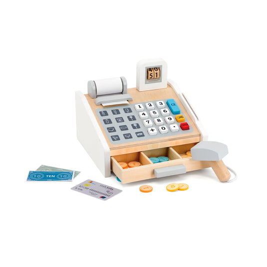 Juego caja registradora de madera - 44527