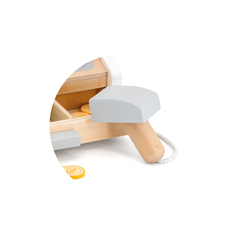 Cargue la imagen en el visor de la galería, Juego caja registradora de madera - 44527
