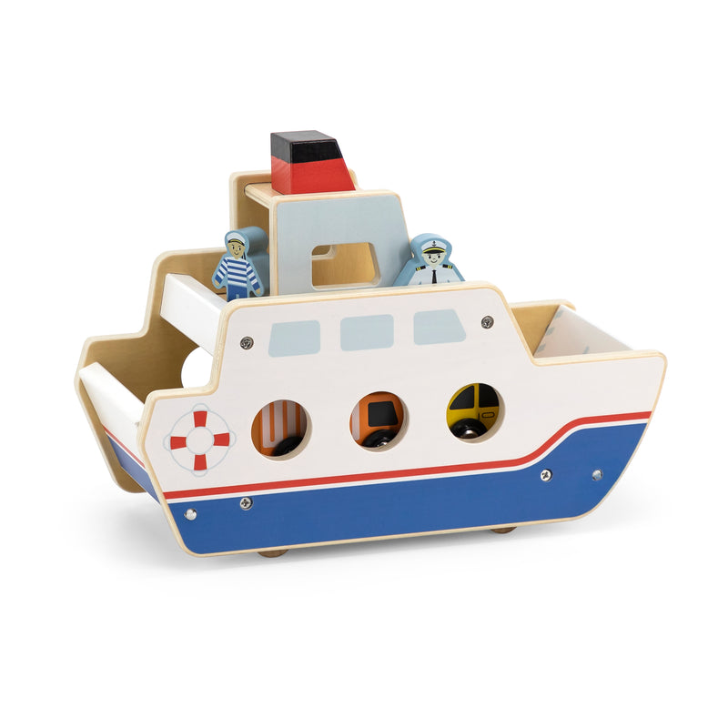 Load image into Gallery viewer, Juguete ferry de madera - 44684
