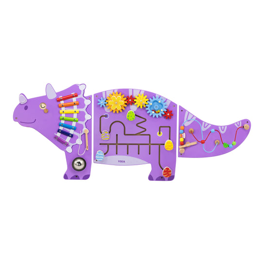 Panel de actividades de pared Dinosaurio Triceratops - 44753FSC