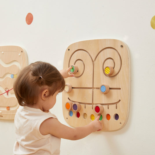 Panel de actividades de pared toca y combina - 44809FSC