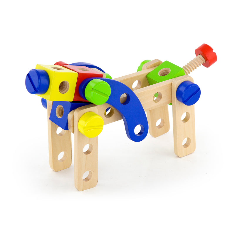 Cargue la imagen en el visor de la galería, Juguete juego de bloques de construcción 68 pz - 50382
