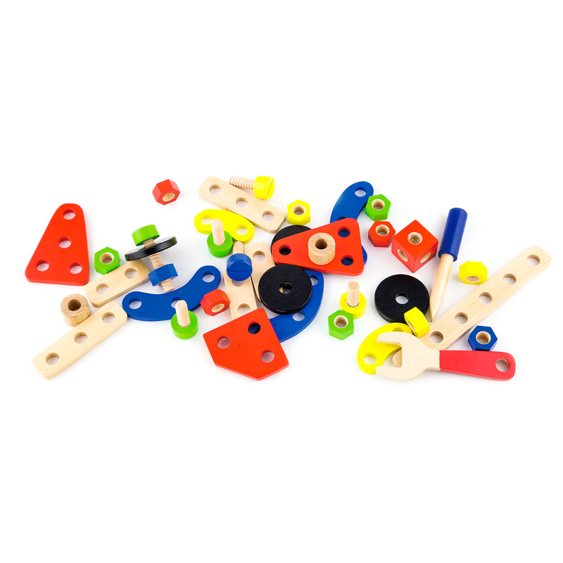 Cargue la imagen en el visor de la galería, Juguete juego de bloques de construcción 68 pz - 50382
