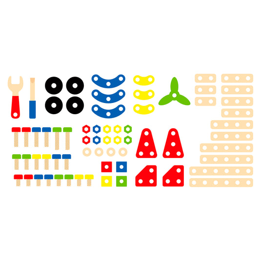 Juguete juego de bloques de construcción 68 pz - 50382