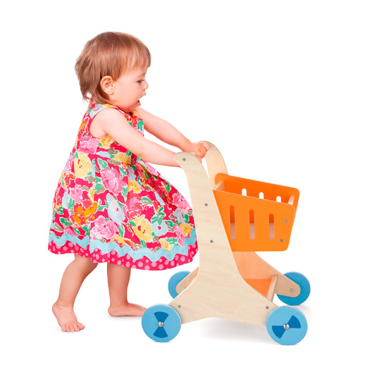 Juego carrito de compras de madera - 50672FSC