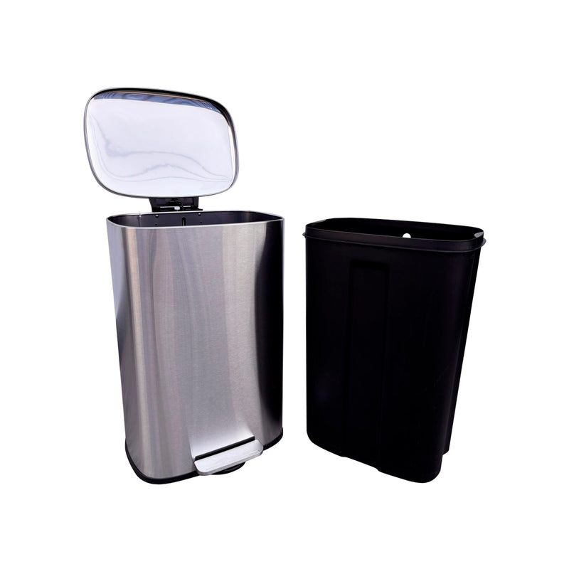 Cargue la imagen en el visor de la galería, Bote de basura de Acero inoxidable FCG con pedal de 50L - FCGSF430-50L
