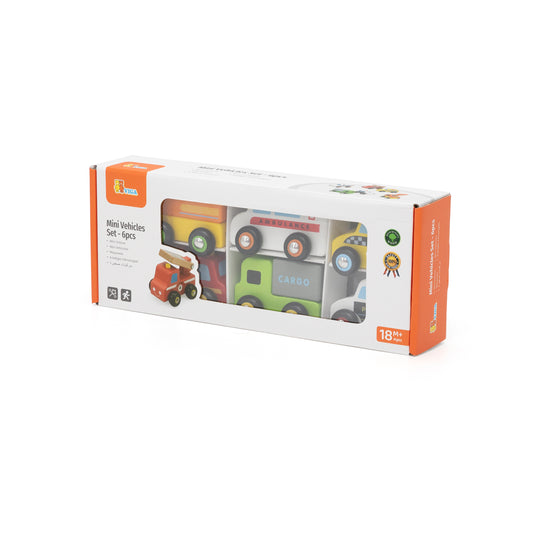 Juego de minivehículos de madera - 59621N