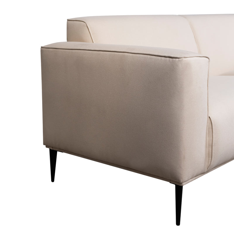 Cargue la imagen en el visor de la galería, Sofá triple de interior BRA color beige - 762943
