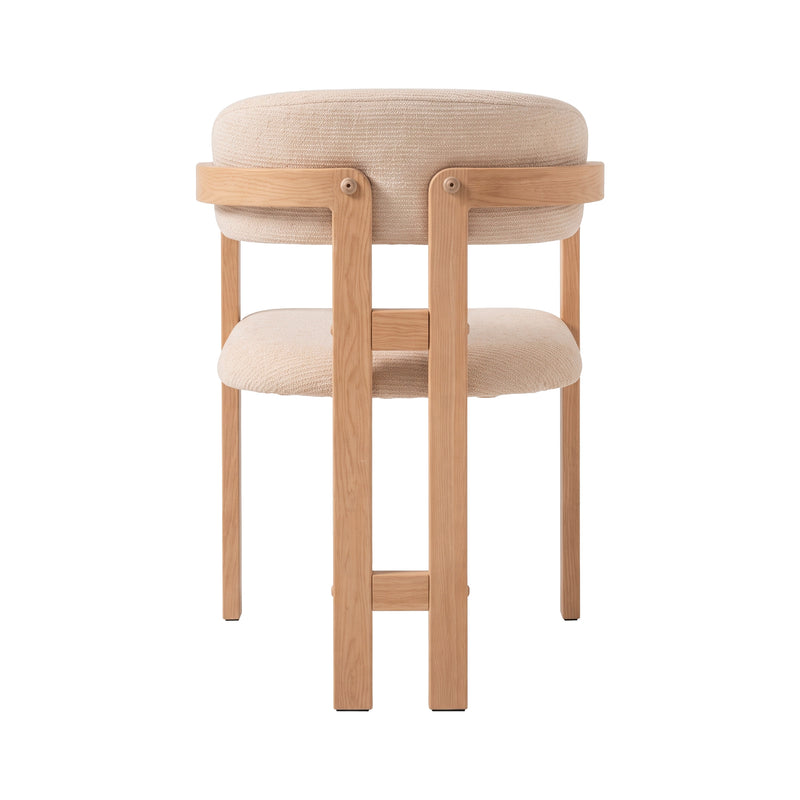 Cargue la imagen en el visor de la galería, Silla de Interior Abigail color beige &amp; roble - LAC902
