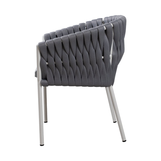Silla de exterior e interior Abu Dhabi color blanco -1130507
