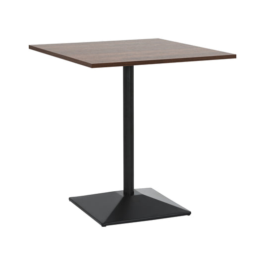 Mesa de comedor de interior para restaurante AC 70x70 color Nogal oscuro - ACMA707075