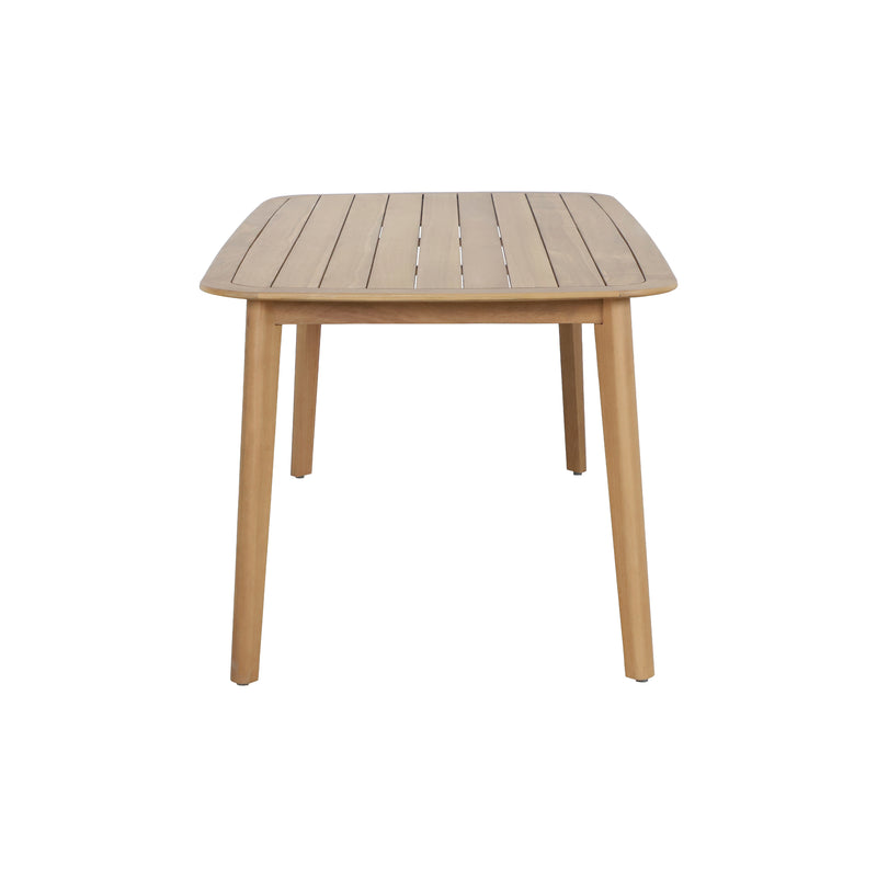 Cargue la imagen en el visor de la galería, Mesa de comedor CURVE 1.8M, de madera - HUC38720
