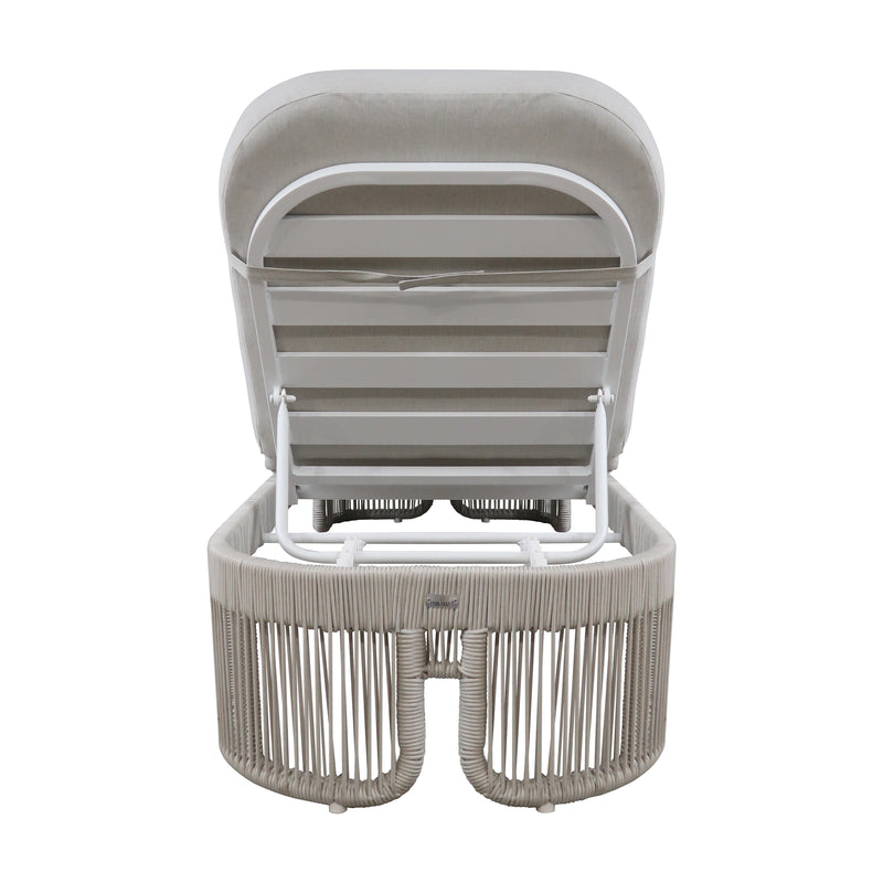 Load image into Gallery viewer, Akumal White Sun Lounger - GLA8712211
