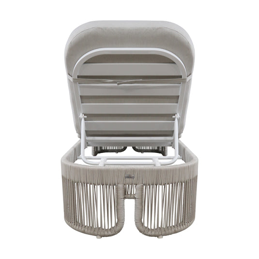 Akumal White Sun Lounger - GLA8712211