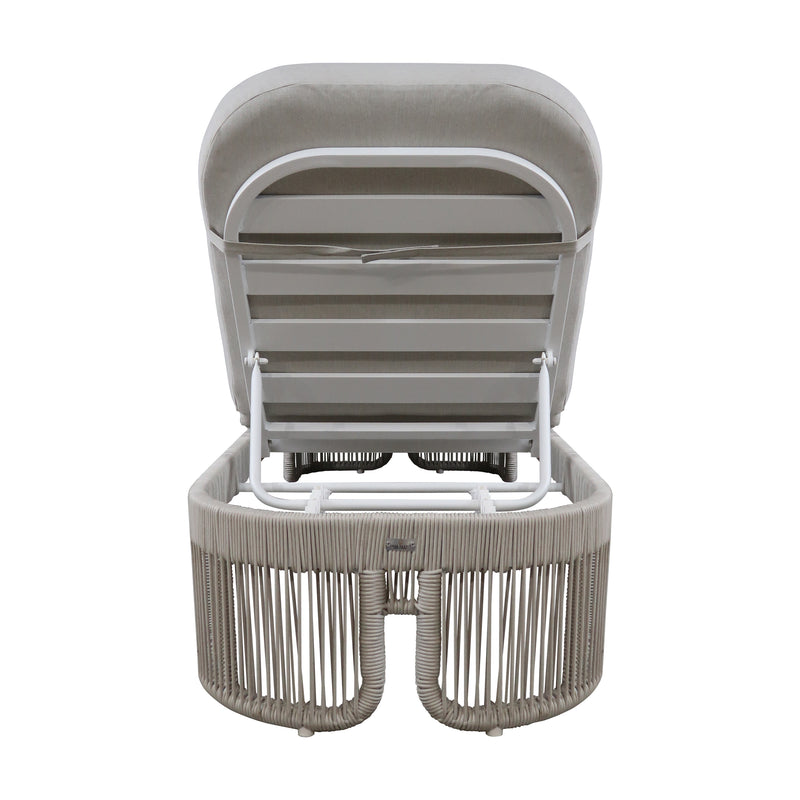 Cargue la imagen en el visor de la galería, Camastro Akumal color Blanco - GLA8712211
