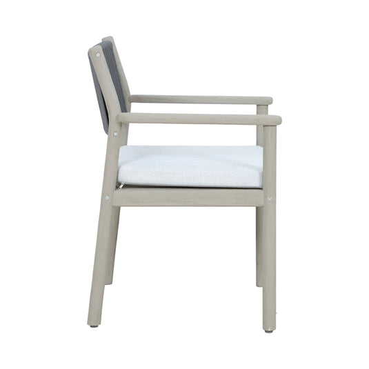 Silla de madera Albi para interior y exterior color natural -  HUC40936