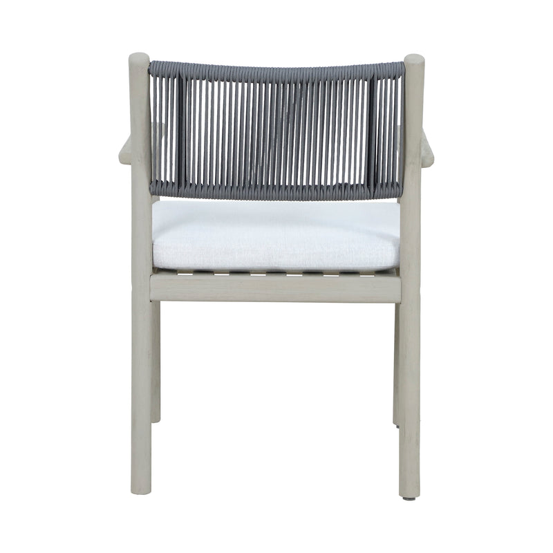 Cargue la imagen en el visor de la galería, Silla de madera Albi para interior y exterior color natural -  HUC40936
