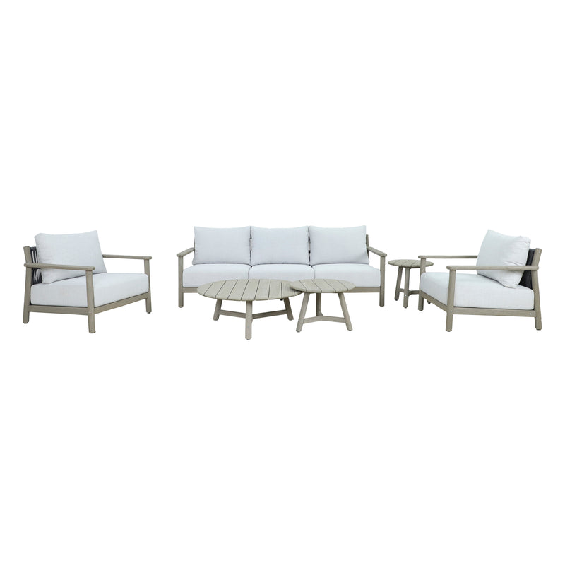 Cargue la imagen en el visor de la galería, Set Triple Albi de madera color natural - HUC40796-TRI
