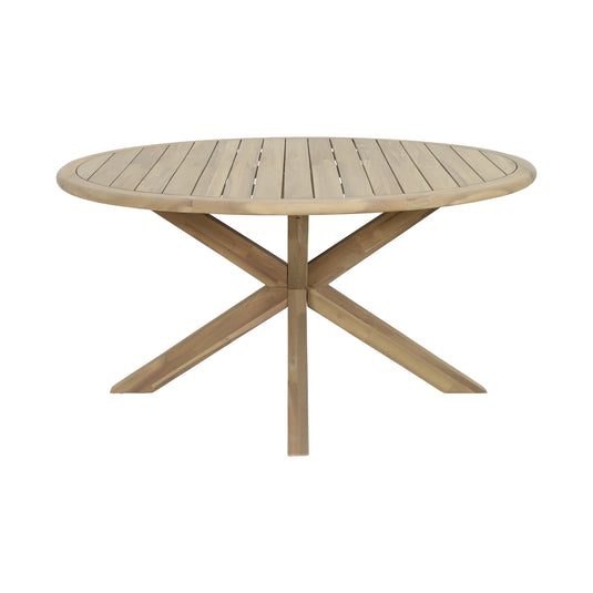 Mesa de comedor redonda ALPS 1.5M color natural - HUC28332