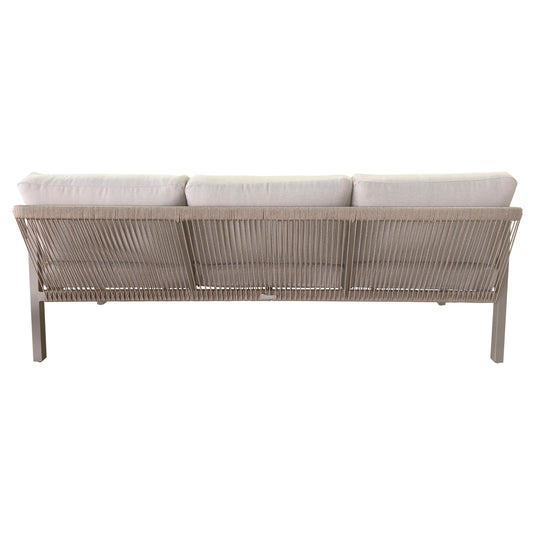Triple Sofa for Outdoor and Indoor Use, Aluminum, White, ANCONA - GL3A604023