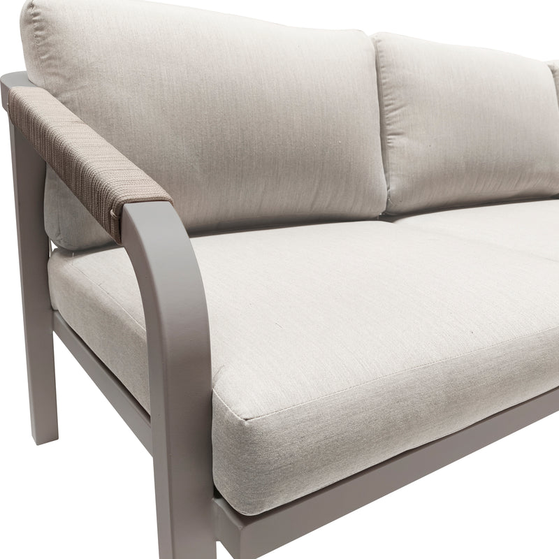 Load image into Gallery viewer, Triple Sofa for Outdoor and Indoor Use, Aluminum, White, ANCONA - GL3A604023
