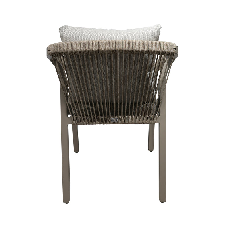 Cargue la imagen en el visor de la galería, Silla para Exterior e Interior Ancona de Aluminio Color Champagne - GL3A503422
