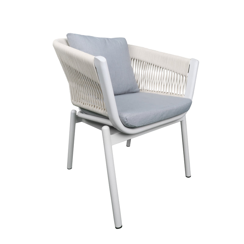 Cargue la imagen en el visor de la galería, Silla de Lazo Andy EQ para Exterior e Interior Color Blanco - 2200011
