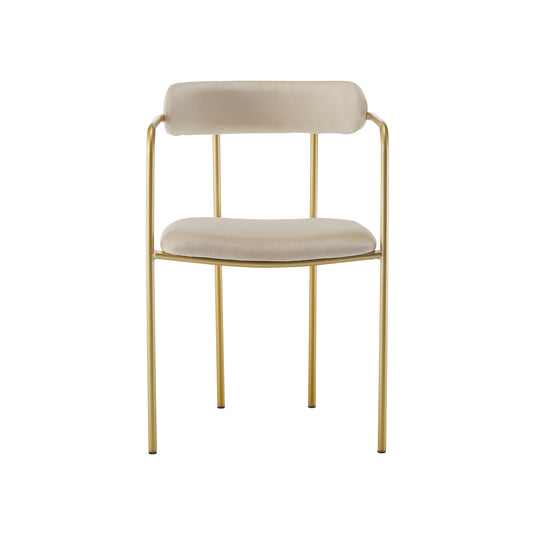 Silla de interior Ares color Beige Metal - G0614-BEIGE