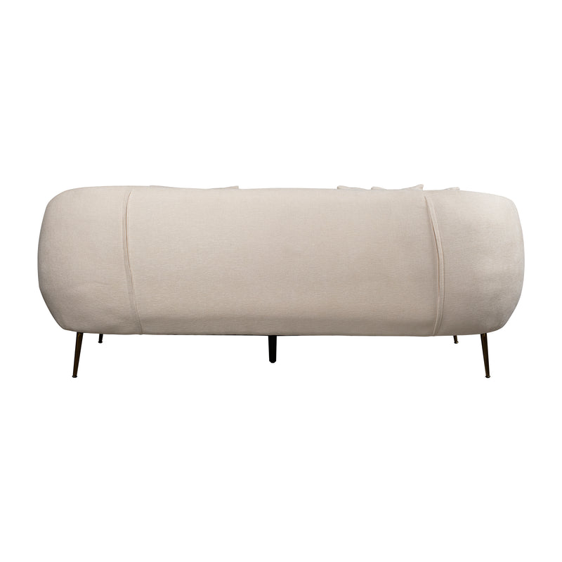 Cargue la imagen en el visor de la galería, Sofá Triple de interior Arola color Beige - 751483
