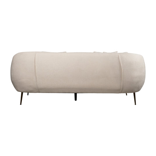 Sofá Triple de interior Arola color Beige - 751483