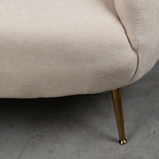 Sofá Triple de interior Arola color Beige - 751483