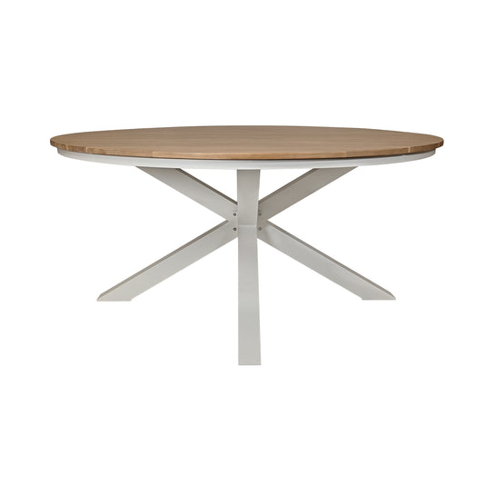 Mesa de Comedor Circular 1.7 M  para exterior estilo redonda Color Blanco ARO -75795