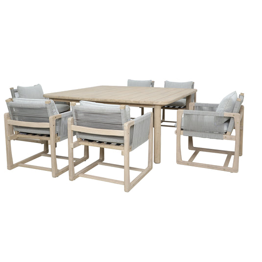 Comedor de madera 1.8 con 6 sillas BAKER