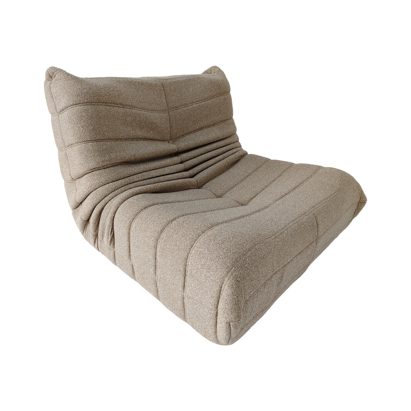 Cargue la imagen en el visor de la galería, Puff para interior Balbo color Beige - 76454
