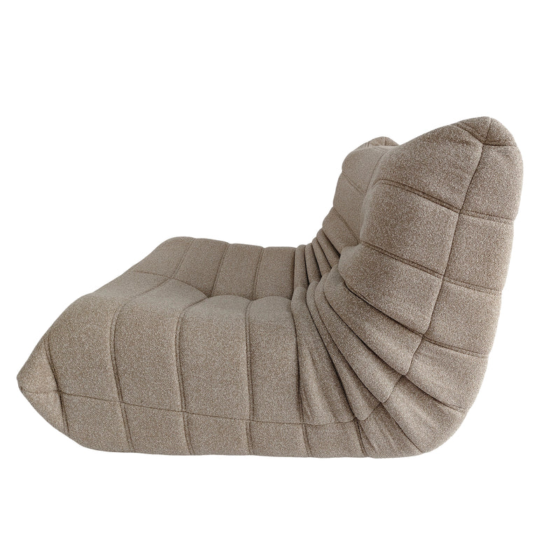 Cargue la imagen en el visor de la galería, Puff para interior Balbo color Beige - 76454
