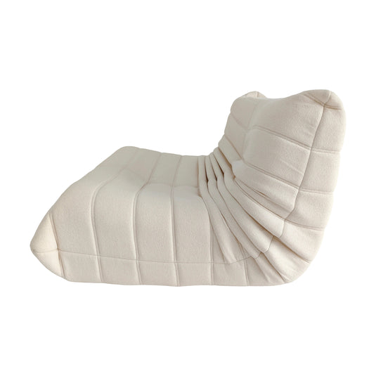 Puff para interior Balbo color crema - 76555