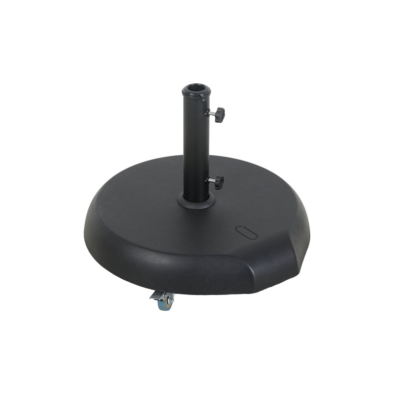 Cargue la imagen en el visor de la galería, Base para sombrilla JANGA color Negro de concreto - 23610BW35
