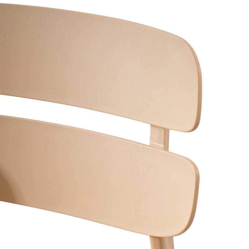 Cargue la imagen en el visor de la galería, Silla de Interior BD76BE de PP color Beige - BD76BE
