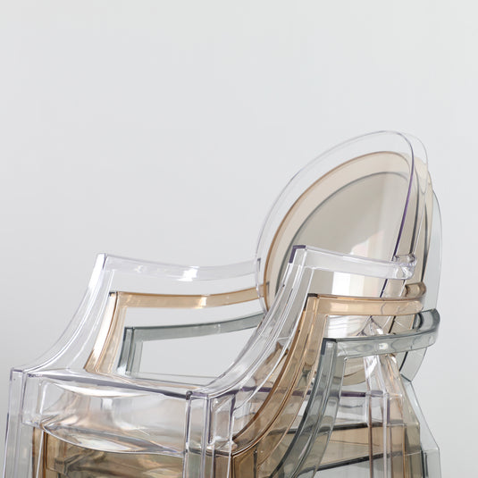 Silla de Interior BD86A transparente Ambar - BD86A