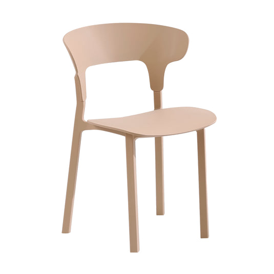 silla en PP con anti UV color camel - BD89C