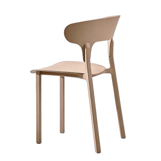 silla en PP con anti UV color camel - BD89C