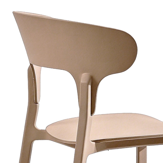 silla en PP con anti UV color camel - BD89C