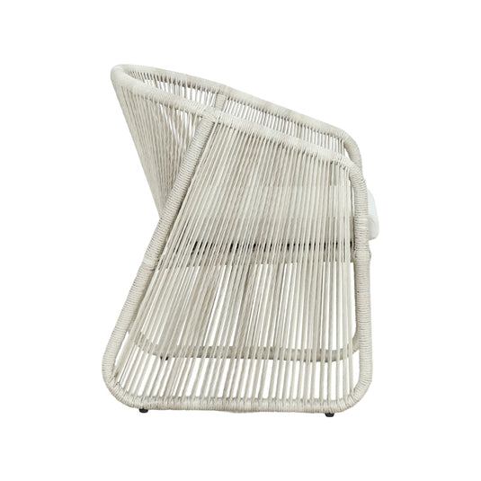 silla de comedor entretejida Beryl color Blanca - HUC40685